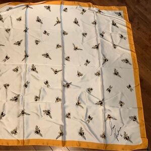 NWT Victoria Beckham for target scarf. Bumble bee design. 45”X45”.
